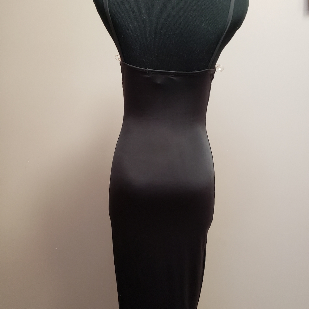 Love J Spaghetti Strap Sheath Dress Black Size Small - Picture 3 of 5